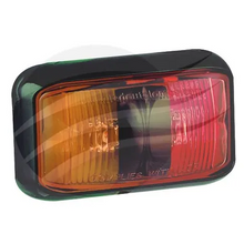 LED RED AMBER SIDE MARK LMP 12/24V 40cm CABLE for trailer